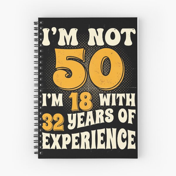 Item preview, I'm Not 50 I'm 18 With 32 Years Of Experience - Funny Vintage 50th Birthday designed and sold by FernaRoje.