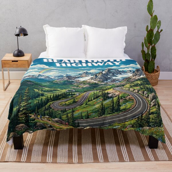 Artikelvorschau, Beartooth Highway Montana Wyoming Rainbow entworfen und verkauft von Esskay Designs.