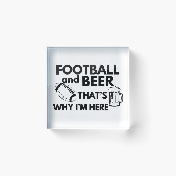 Item preview, Football and Beer designed and sold by OddlySpecificStudios.