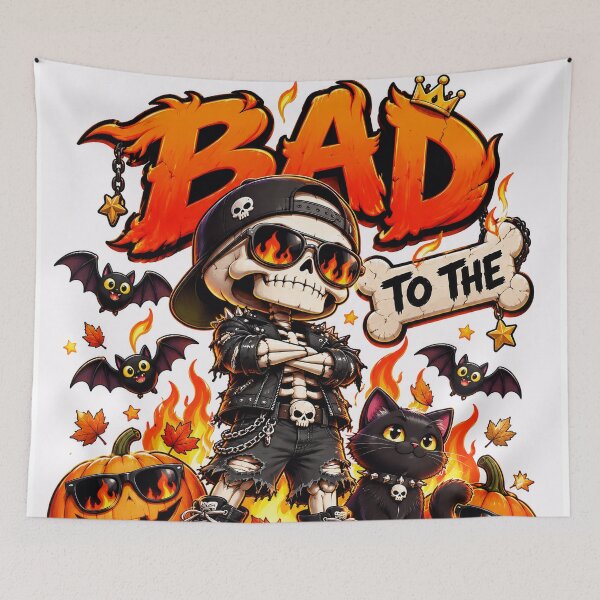 Item preview, Bad to the Bone Halloween Skeleton designed and sold by Pure Craft.