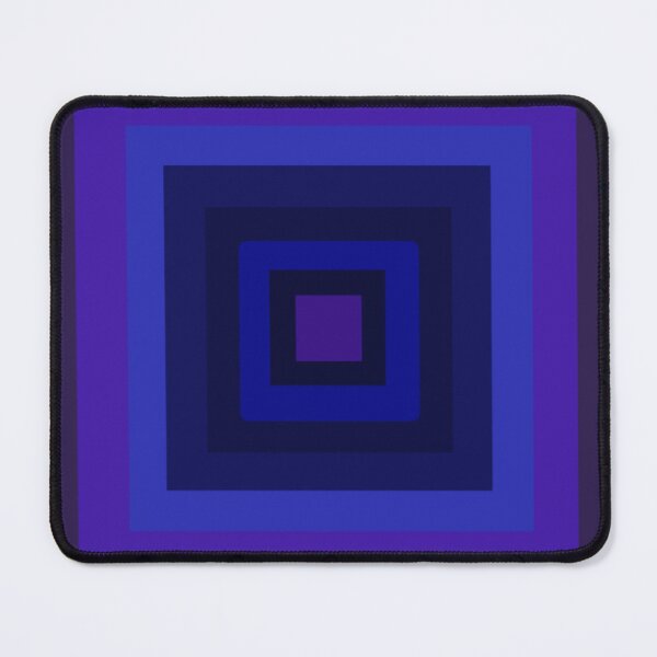 Item preview, Indigo Blue Geometric Illusion Square Pattern designed and sold by AWADHESH CHAURASIA.