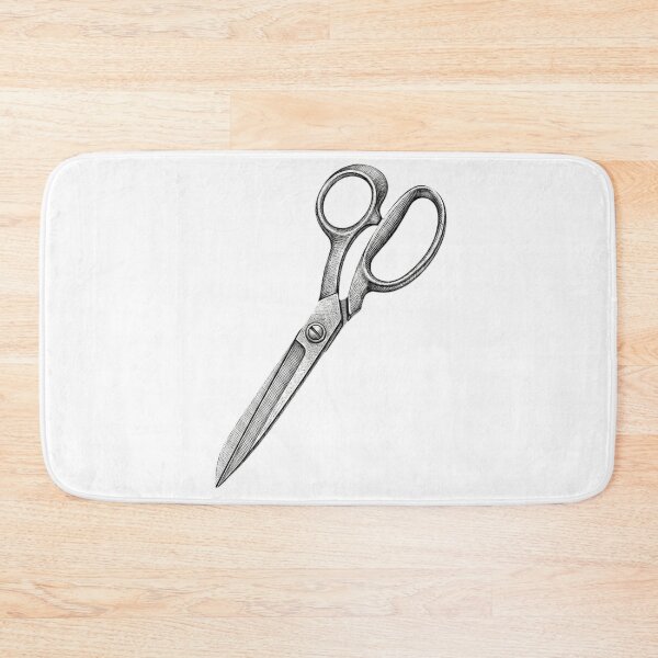 Item preview, Scissor - Realistic Black and White designed and sold by Minimalisticaly.