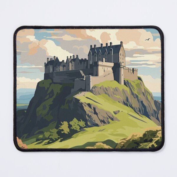 Item preview, Stirling Scotland Original Custom Vintage Poster Wall Art Design Pillow Gift designed and sold by Cool Robot Bro..