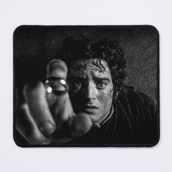 Aperçu de l'œuvre Frodo BW créée et vendue par Lienzo Decorativo.