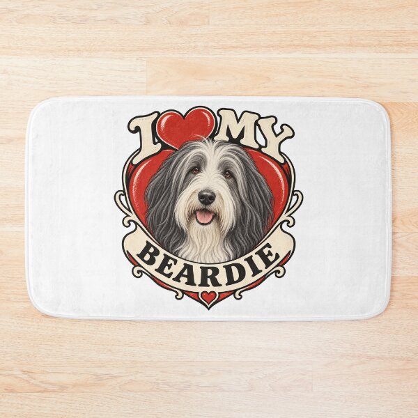Item preview, I Love My Beardie - Retro Heart designed and sold by Mystik-Media.