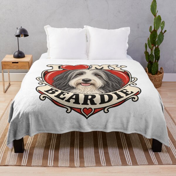 Item preview, I Love My Beardie - Retro Heart designed and sold by Mystik-Media.