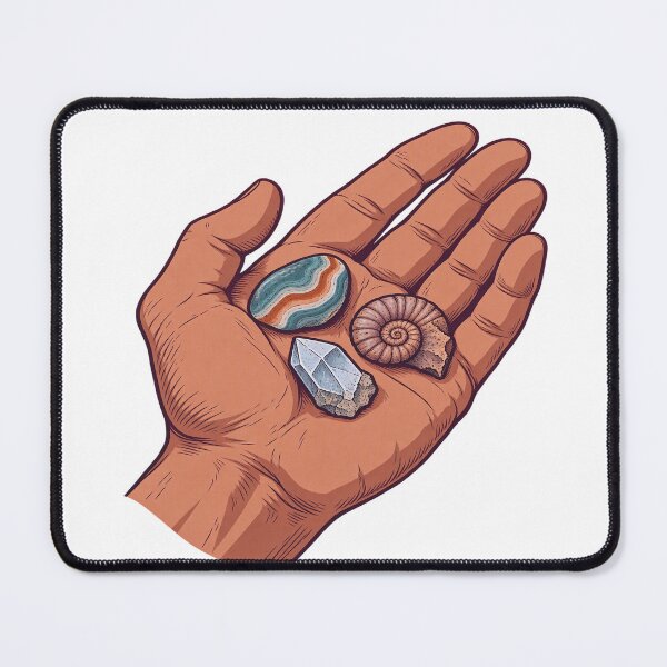 Item preview, Rock and Fossil Collection – Agate, Ammonite and Quartz designed and sold by FreePath-Move.