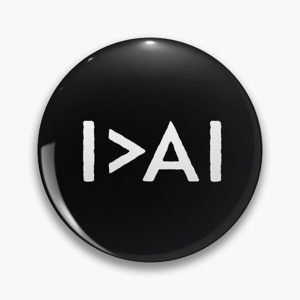 Item preview, I am greater than AI designed and sold by WhackoDesigns.