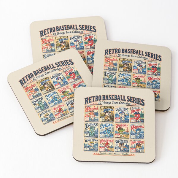 Item preview, Retro Baseball Series 12 Team Collection Shirt, Vintage Baseball Cities Mascots Tee, Old School Sports Poster Graphic designed and sold by GhostDawgs.