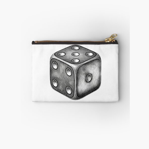 Item preview, Dice - Realistic Minimalistic Black and White designed and sold by Minimalisticaly.