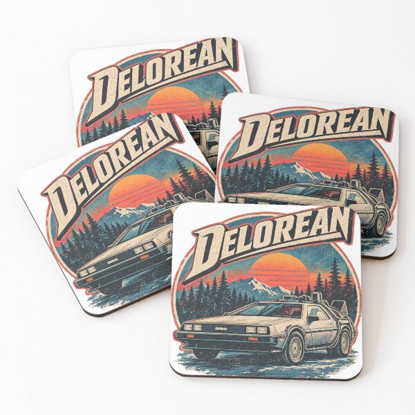 Item preview, Coche deportivo retro DeLorean clásico de los años 80 designed and sold by ElegantPeople.