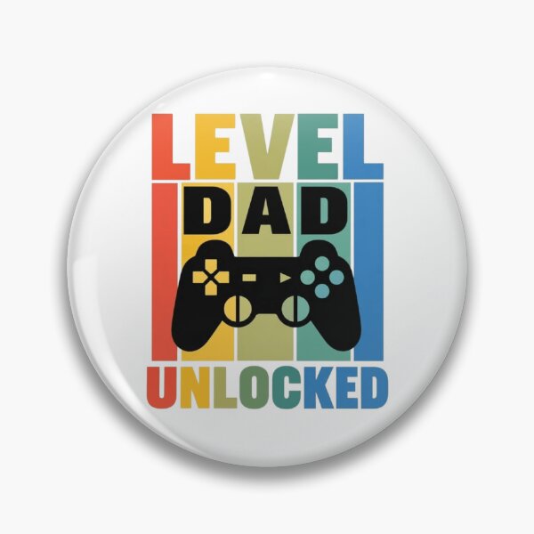 Item preview, Level Dad Unlocked designed and sold by LuloCreative.