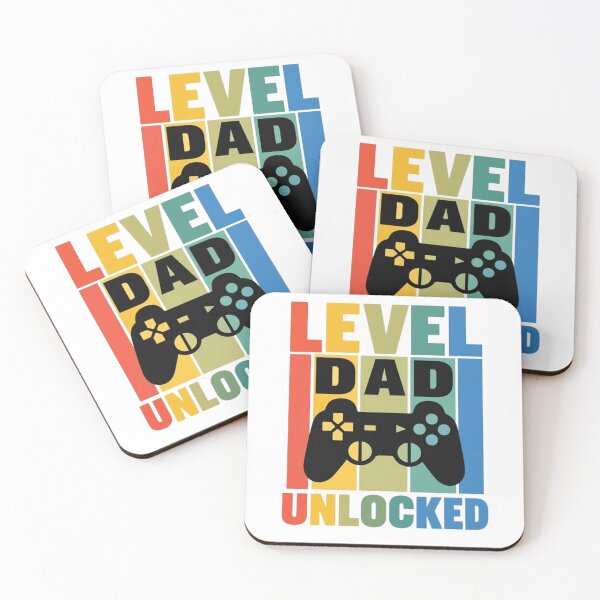 Item preview, Level Dad Unlocked  designed and sold by LuloCreative.