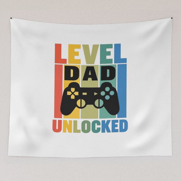Item preview, Level Dad Unlocked  designed and sold by LuloCreative.