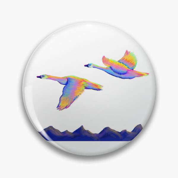 Item preview, Hypercolor Geese designed and sold by Lo Bellafont.