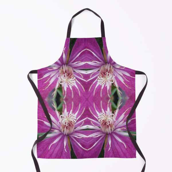 Item preview, Purple clematis, mirror image designed and sold by lyloubeaupere.