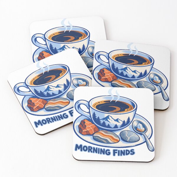 Item preview, Morning Finds – Rockhounding and Coffee Lover designed and sold by FreePath-Move.