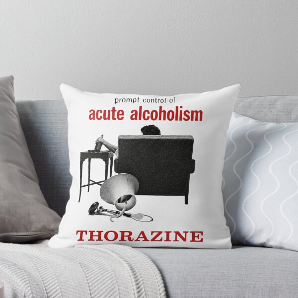 Item preview, Vintage Thorazine Alcoholism Advertisement – Retro Psychiatric Pharmaceutical Art designed and sold by PharmaOriginals.
