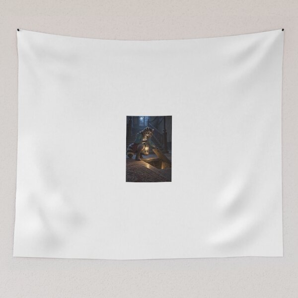 Item preview, Raccoon in a haunted house attic designed and sold by CathryneDelamort.