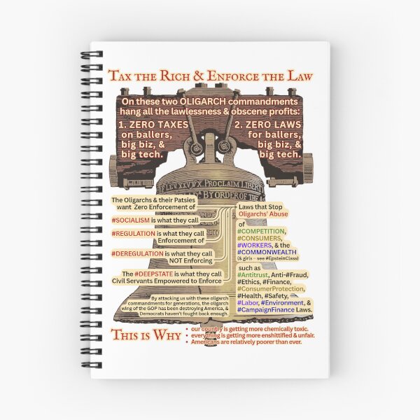 Item preview, Tax the Rich & Enforce the Law designed and sold by gnuber.