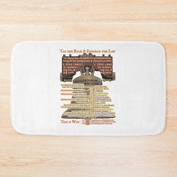 Item preview, Tax the Rich & Enforce the Law designed and sold by gnuber.