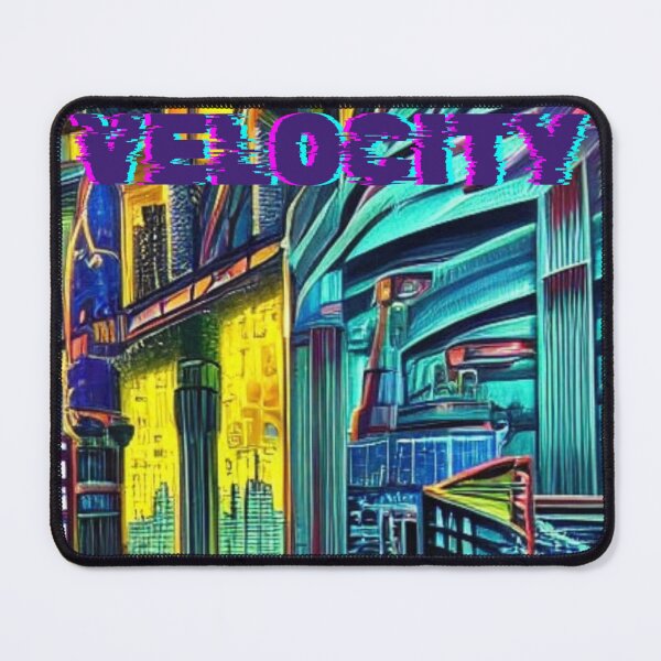 Item preview, Neon Rush – Futuristic Cityscape Synthwave Art designed and sold by Thelic1977.