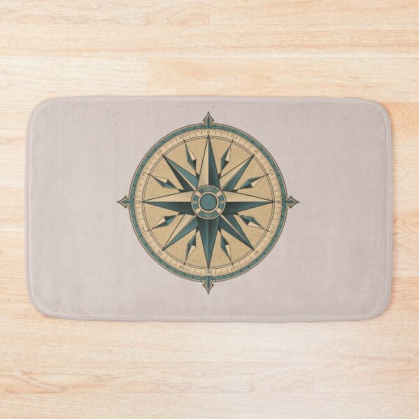 Item preview, Vintage Nautical Compass Rose – Retro Maritime Explorer Design designed and sold by HueHup.