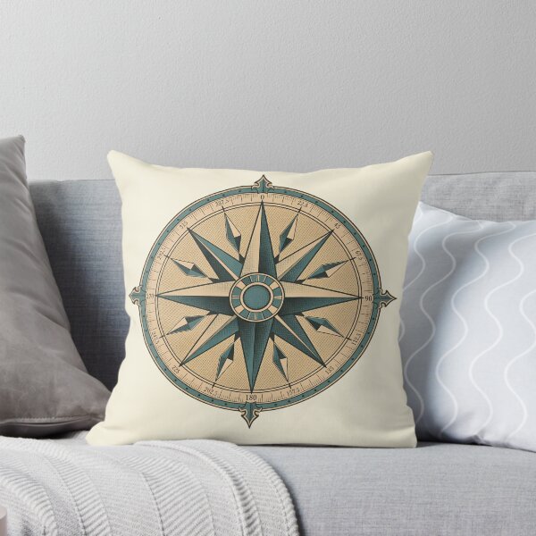 Item preview, Vintage Nautical Compass Rose – Retro Maritime Explorer Design designed and sold by HueHup.