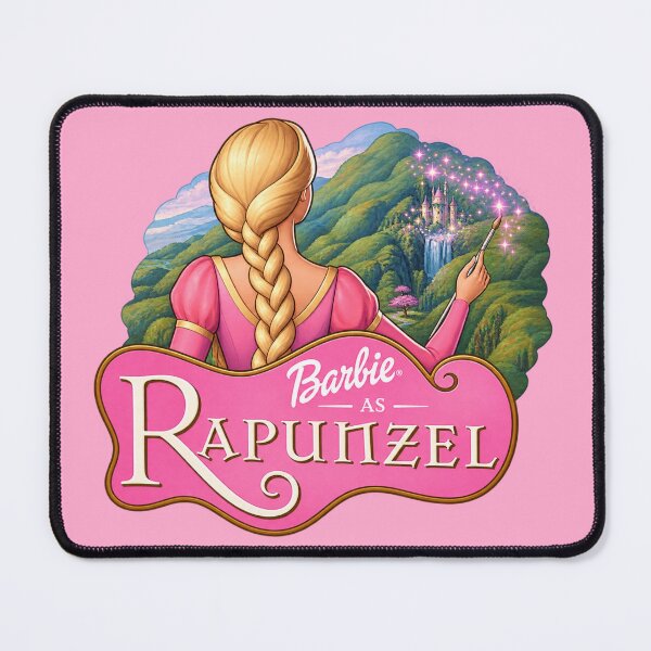 Item preview, Barbie from Rapunzel Logo Print designed and sold by btluvs.