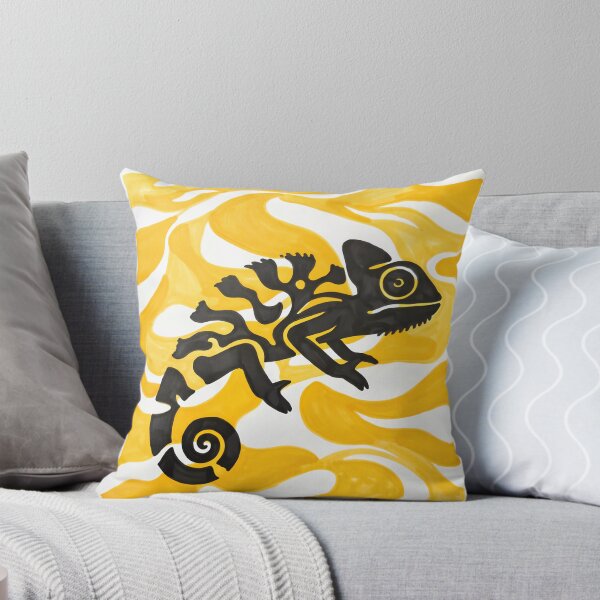 Item preview, Yellow Chameleon & Liquid Waves Camo designed and sold by Dreapsketch.