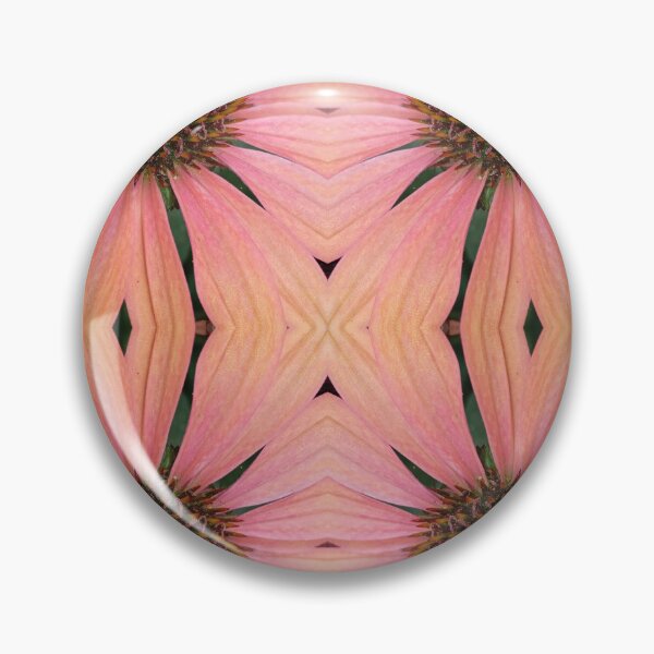 Item preview, Orange-pink echinacea, mirror photo designed and sold by lyloubeaupere.