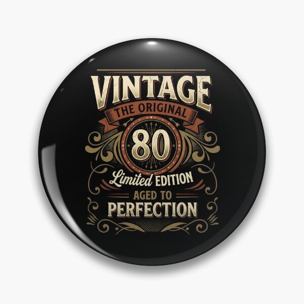 Item preview, Vintage 80th Birthday - The Original Aged To Perfection designed and sold by FernaRoje.