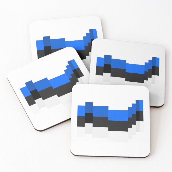 Item preview, Pixel Estonia Flag designed and sold by HarveyHandcraftsandDesigns.