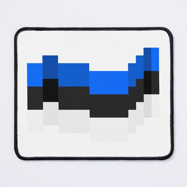 Item preview, Pixel Estonia Flag designed and sold by HarveyHandcraftsandDesigns.
