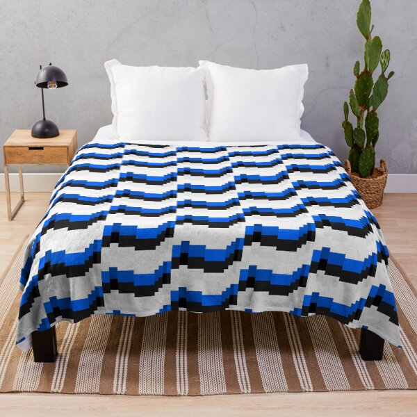 Item preview, Pixel Estonia Flag designed and sold by HarveyHandcraftsandDesigns.