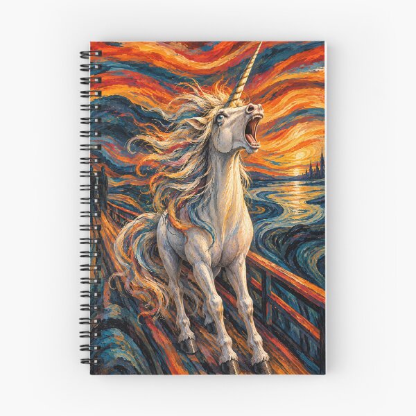 Item preview, Terrified unicorn designed and sold by BiaSMartins.