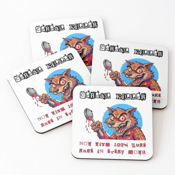 Item preview, Cereal Killer Cartoon Mascot designed and sold by clc7000.
