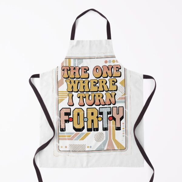 Item preview, The One Where I Turn Forty - Retro Groovy 40th Birthday 1986 designed and sold by FernaRoje.