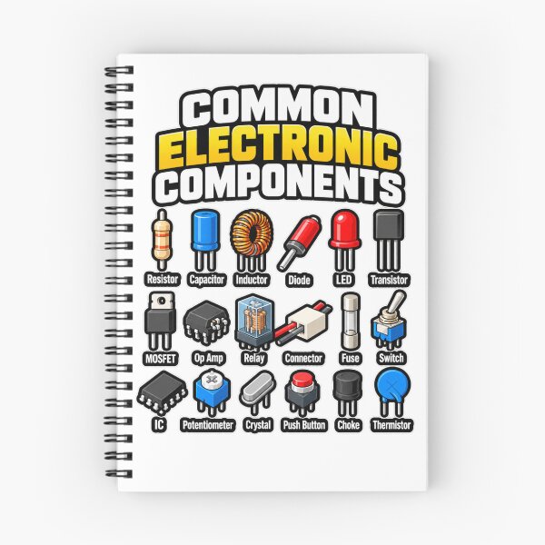 Item preview, Common Electronic Components – Electronics Engineer & Maker Design designed and sold by UrsaOasis.