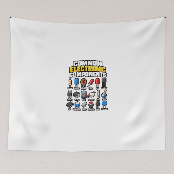 Item preview, Common Electronic Components – Electronics Engineer & Maker Design designed and sold by UrsaOasis.