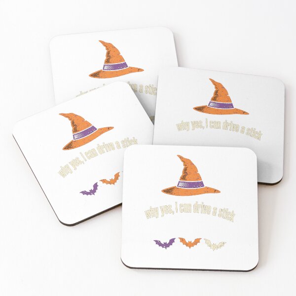 Item preview, Why Yes I Can Drive A Stick Cute Witch T-Shirt designed and sold by Hernouf Smail.