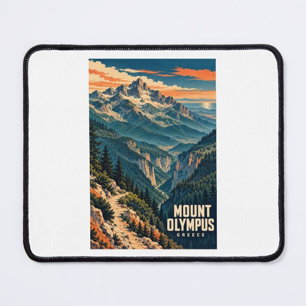 Item preview, Mount Olympus - Greece designed and sold by GoodOldVintage.