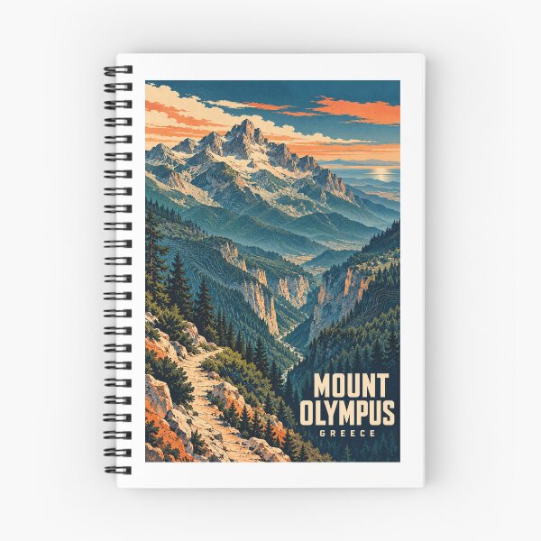 Item preview, Mount Olympus - Greece designed and sold by GoodOldVintage.