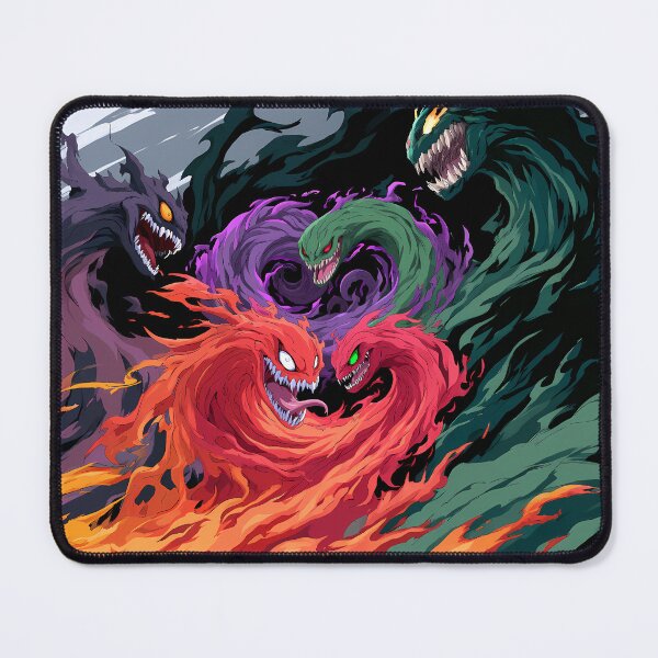 Item preview, Elemental Shadow Monsters Eldritch Beasts Art designed and sold by Lunat1kk.
