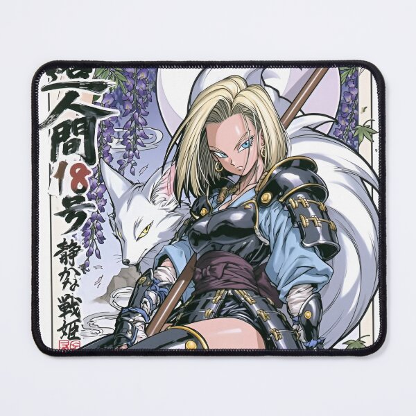 Item preview, Elegant Blonde Fantasy Warrior – Japanese Wisteria and White Fox Aesthetic designed and sold by Dyan4.