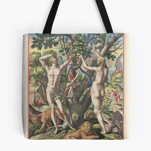 Item preview, Adam and Eve Garden of Eden Vintage Theodor de Bry Engraving designed and sold by tlpeebles.