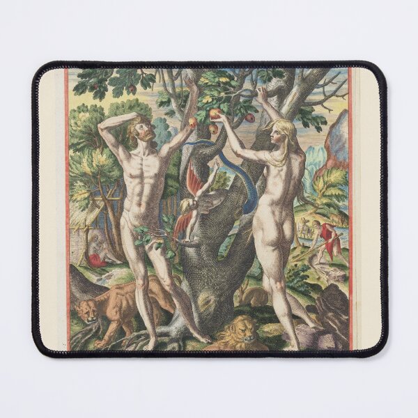 Item preview, Adam and Eve Garden of Eden Vintage Theodor de Bry Engraving designed and sold by tlpeebles.