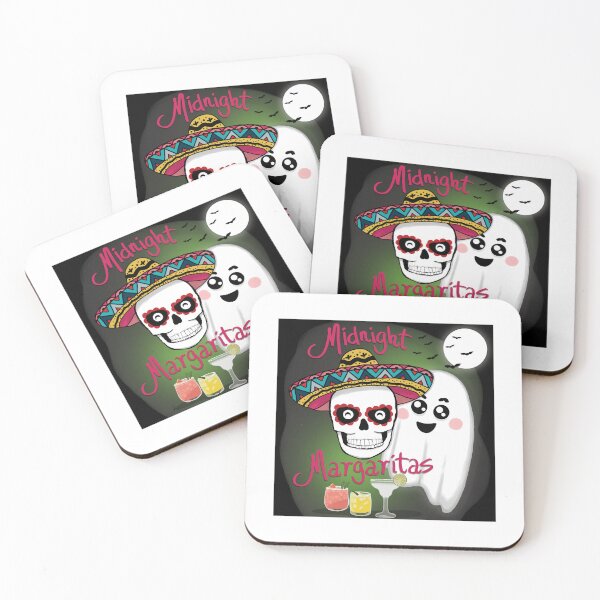 Item preview, Boo Ghost Sugar Skull Midnight Margaritas designed and sold by WillowerStudio.