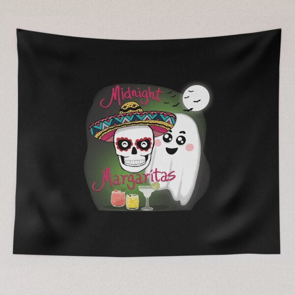 Item preview, Boo Ghost Sugar Skull Midnight Margaritas designed and sold by WillowerStudio.