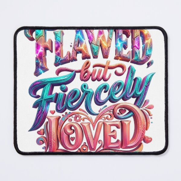 Item preview, FLAWED BUT FIERCELY LOVED designed and sold by likbatonboot.